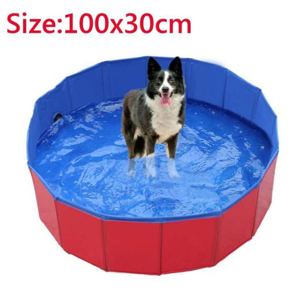 100x30cm PVC Foldable Pet Swimming Pool