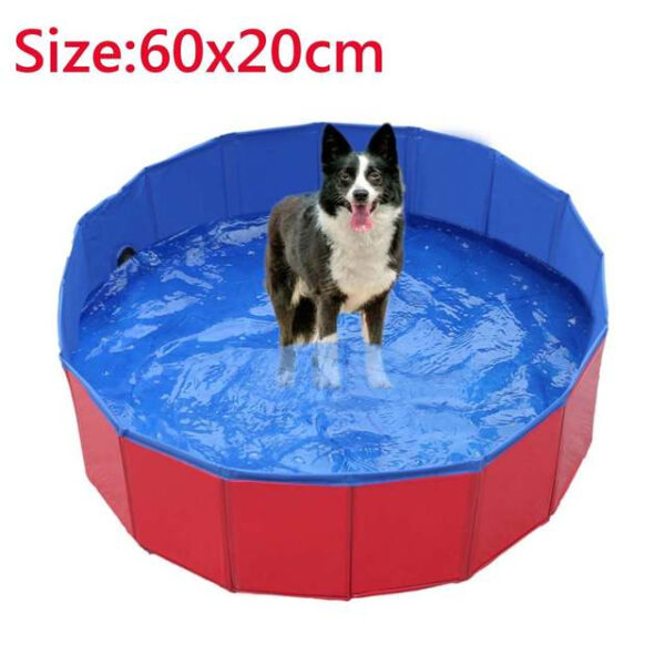 60x20cm PVC Foldable Pet Swimming Pool