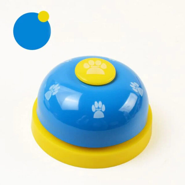 Blue Creative Pet Call Bell Toy