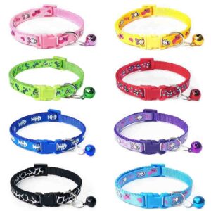 Cartoon Pet Collars With Bell