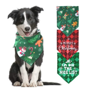 Christmas Pet Triangular Bibs