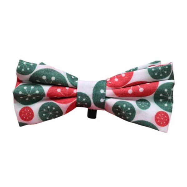 Green Red Christmas Pet Bow Tie