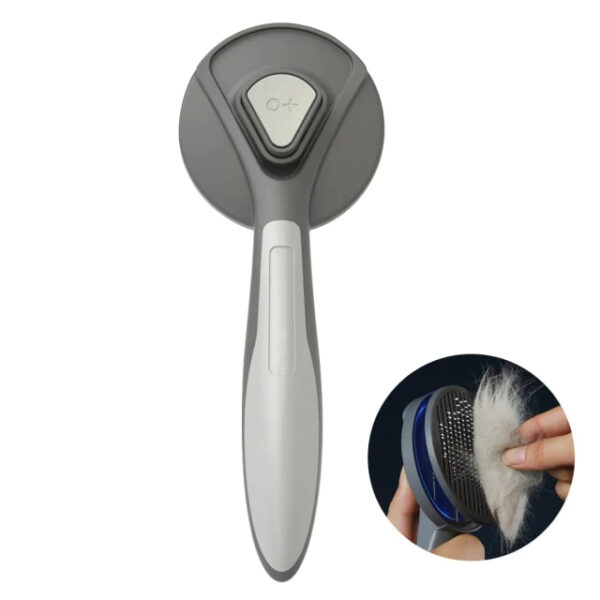 Grey Pet Brush Hair Remover