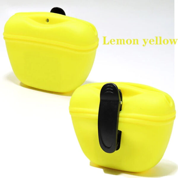 Lemon Yellow Portable Pet Training Bag