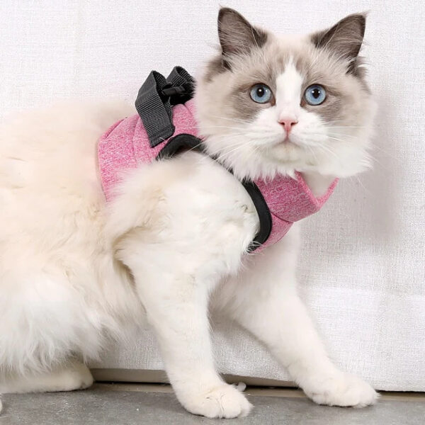 Pink Adjustable Harness Pet Vest