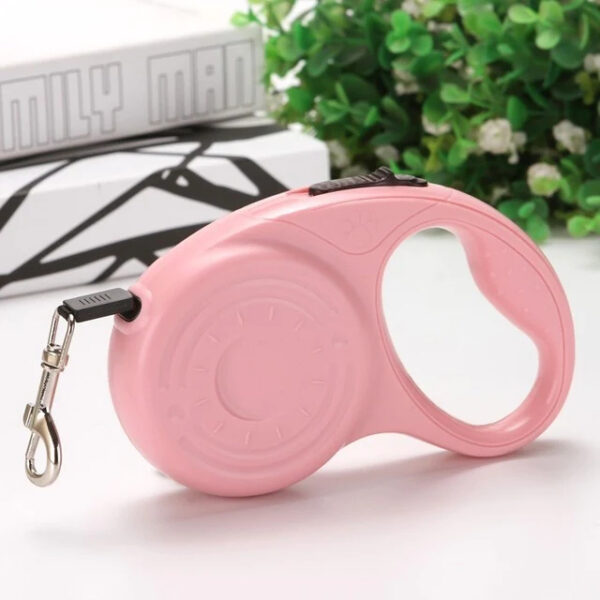 Pink Automatic Retractable Traction Rope