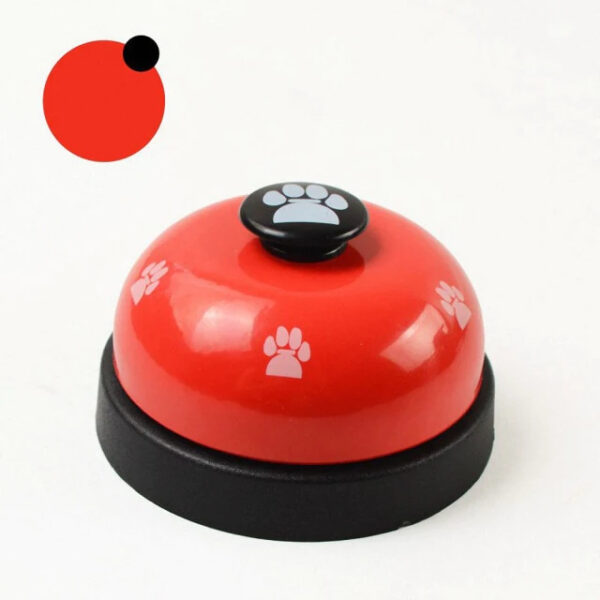 Red Creative Pet Call Bell Toy