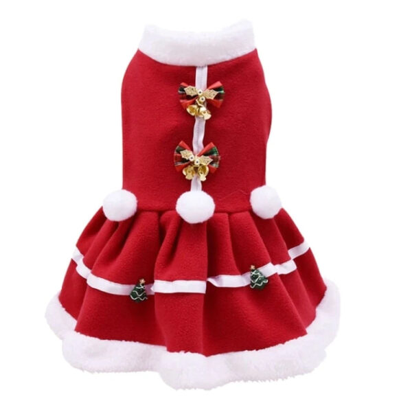 S, M, L, XL, XXL Christmas Warm Fleece Skirt