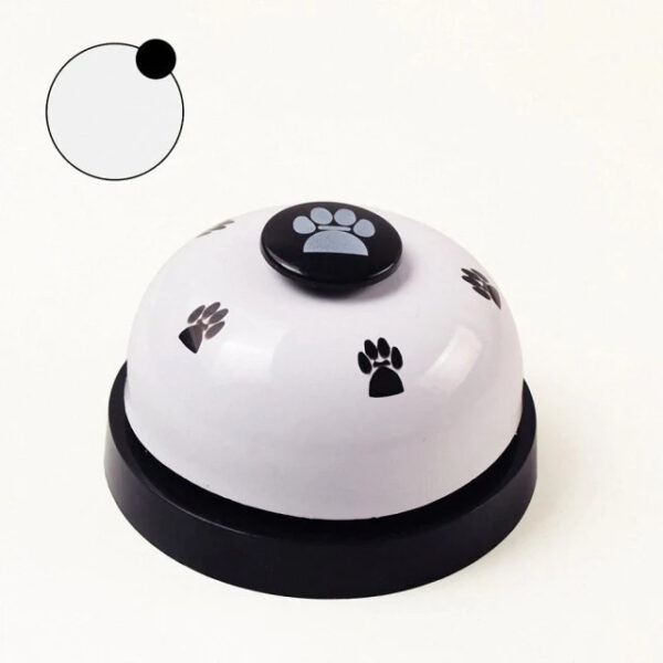 White Creative Pet Call Bell Toy